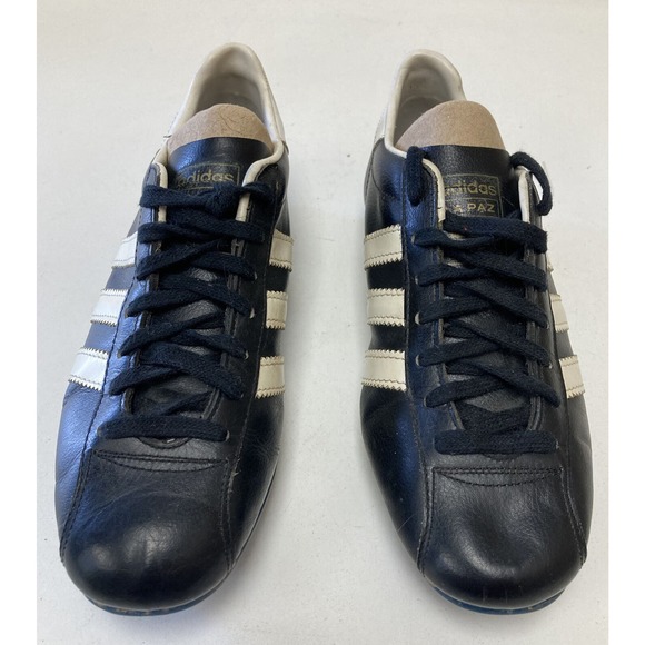 Vintag Adidas La Paz Made in France Soccer Cleats Original Blue Soles Sz 5 main image 11